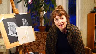 Teckna Fåglar Med Biotopia Lektion 1 Skissa