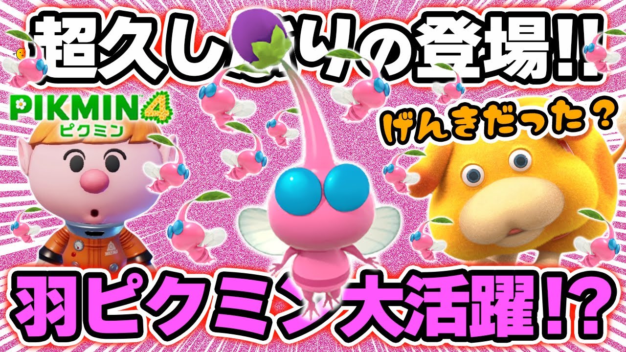 久しぶりの羽ピクミンの出番が嬉しすぎた！！ #34 【ピクミン4】 - YouTube