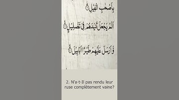 Sourate Al-Fil | Yassir Al-Dossari (105) سورة الفيل | ياسر الدوسري