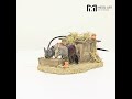 Video: Asini Landi in movimento per statue da 8-10 cm