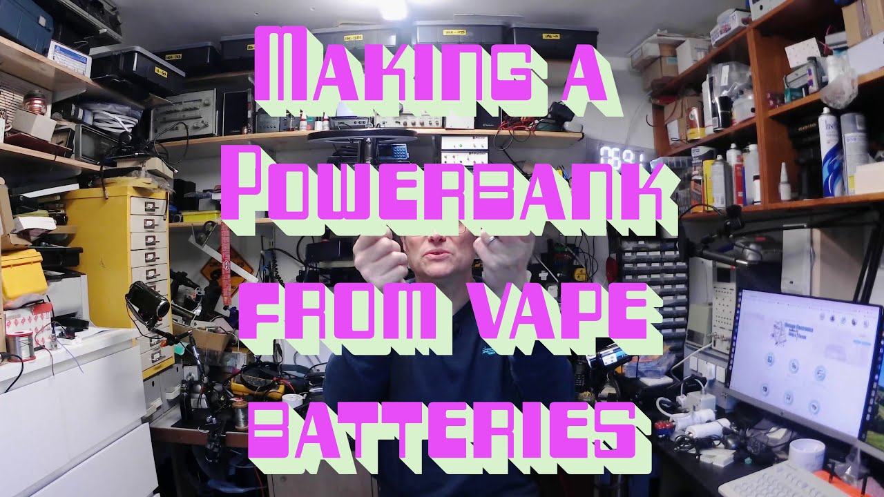 Recycling disposable vape batteries into something useful. YouTube
