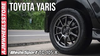 MODIFIKASI TOYOTA YARIS VELG WEDSSPORT TC 105X ...