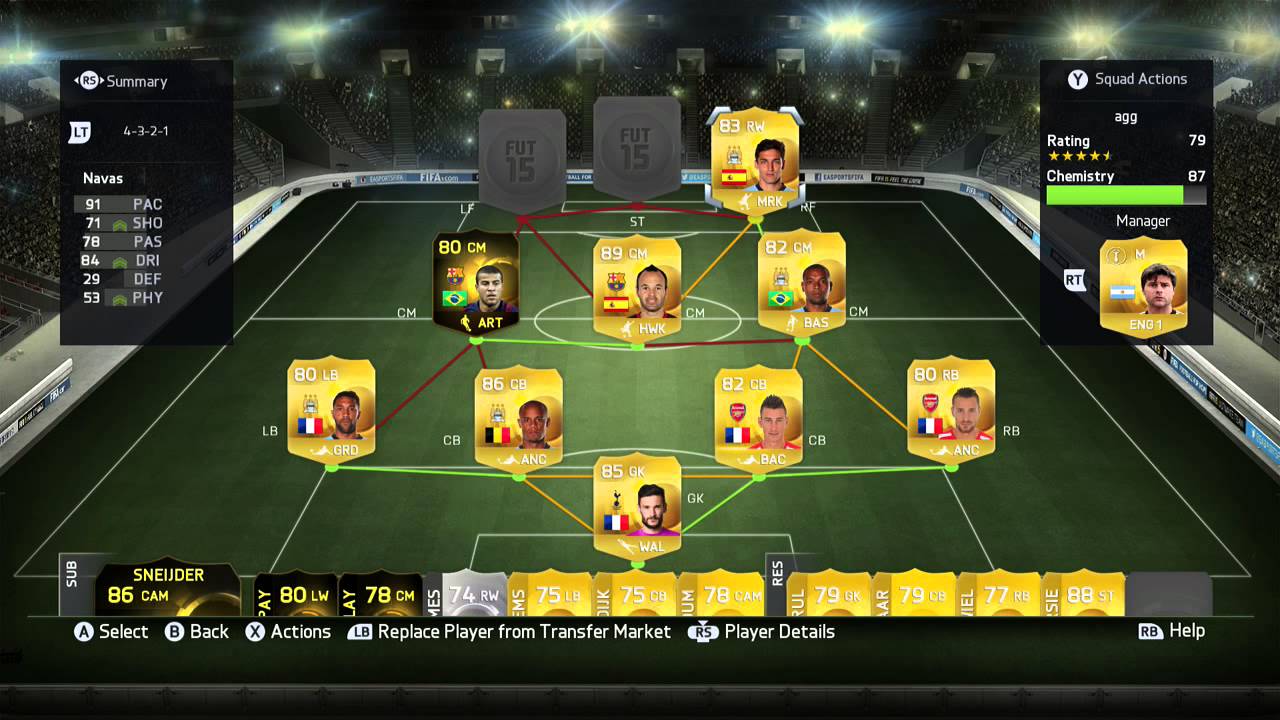 Fifa 15- 700k Squad Builder- w/GGSkillz34