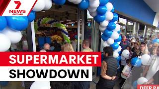 Billionaire opens discount supermarket to challenge major chains | 7NEWS