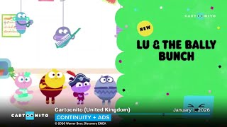 Cartoonito Uk Continuity Ads January 1, 2026