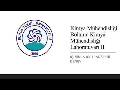 Işınımla Isı Transferi Deneyi