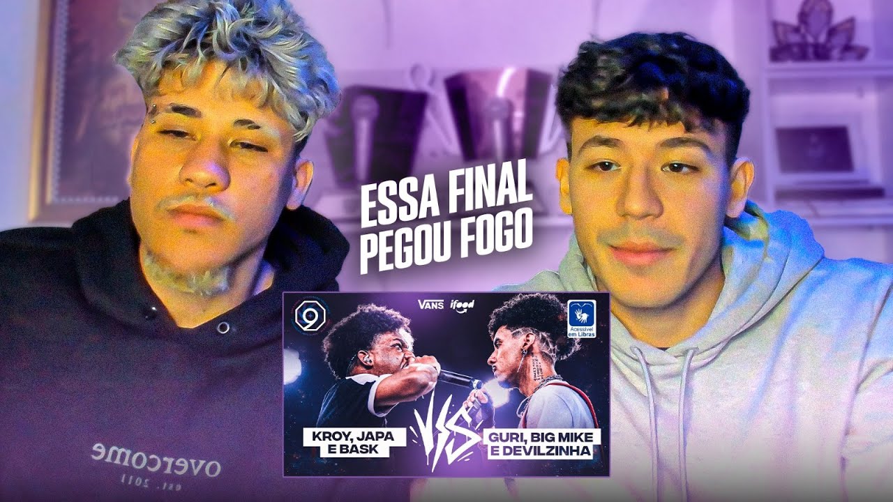 APOLLO E JAPA REAGEM A KROY, BASK E JAPA X BIG MIKE, GURI E DEVILZINHA | GRANDE FINAL | BDA 9 ANOS