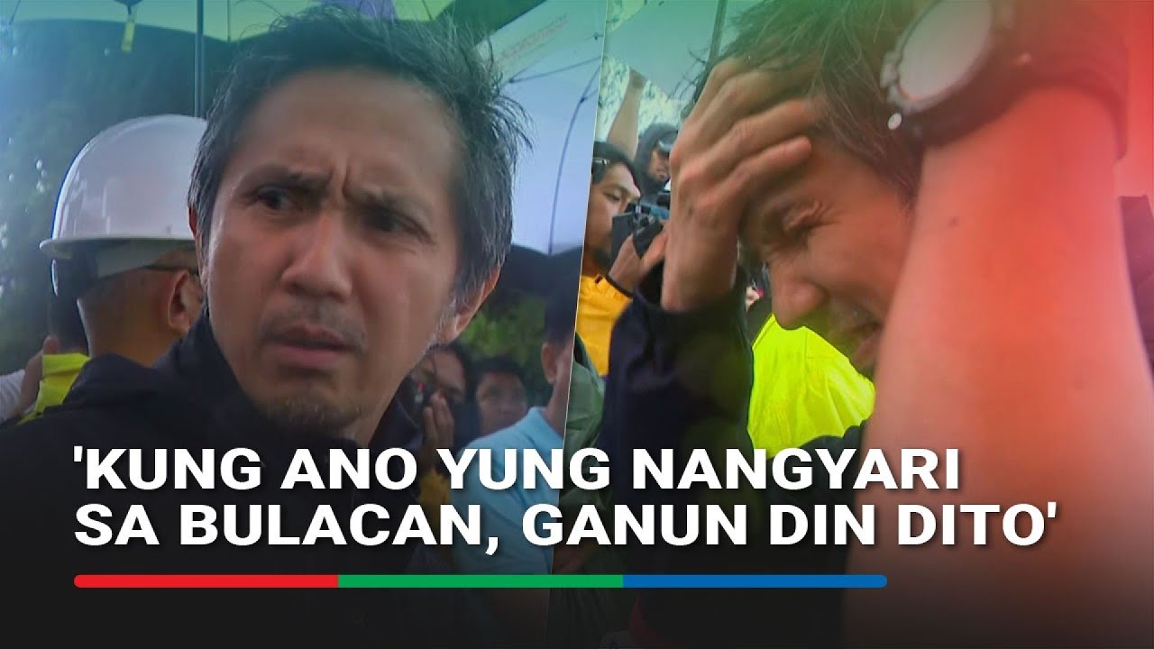 Vince Dizon nairita sa substandard flood control project sa Pampanga | ABS-CBN News