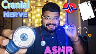 ASMR | Cranial Nerve Exam📋 Hearing Test, Eye Exam, Blood pressure, Smell Test ✅