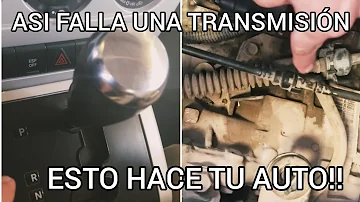 ¿Cómo suena una transmisión dañada?