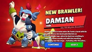 DAMIAN | UNLOCK, SKINS, PINS, VOICE LINES | Brawl Stars screenshot 5