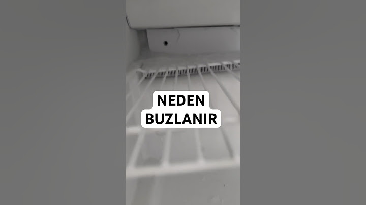 Buzdolabı Neden Buzlanır ve Buzları Eritmez?