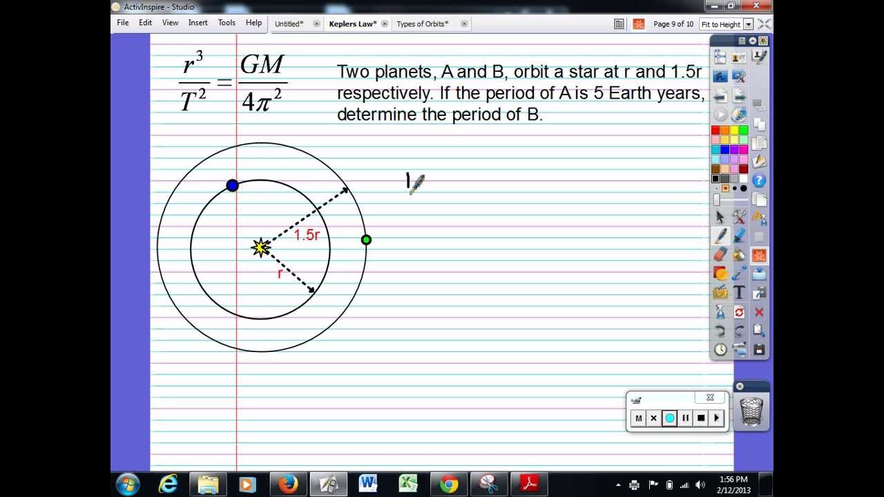 Kepler's Law of Periods (3rd Law) - YouTube