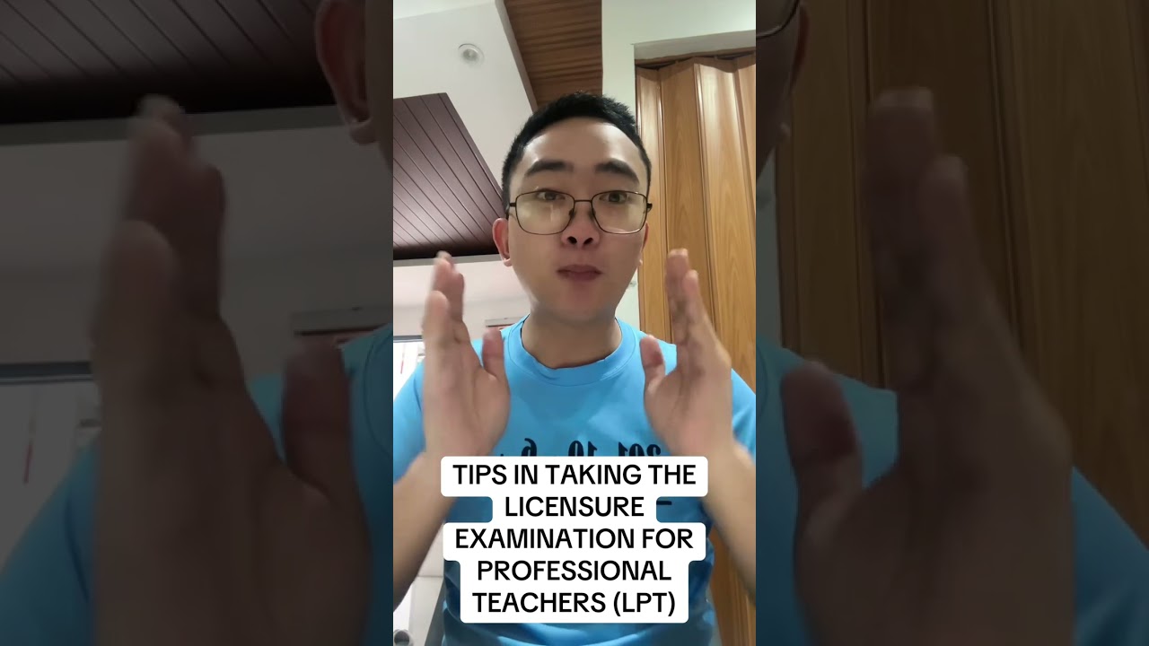 TEST TAKING TIPS: LICENSURE EXAMINATION FOR PROFESSIONAL TEACHERS (LPT) Edition Part 1