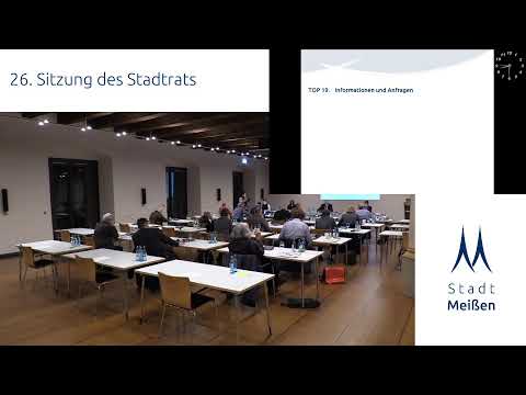 26. Sitzung des Stadtrates - 16.03.2022