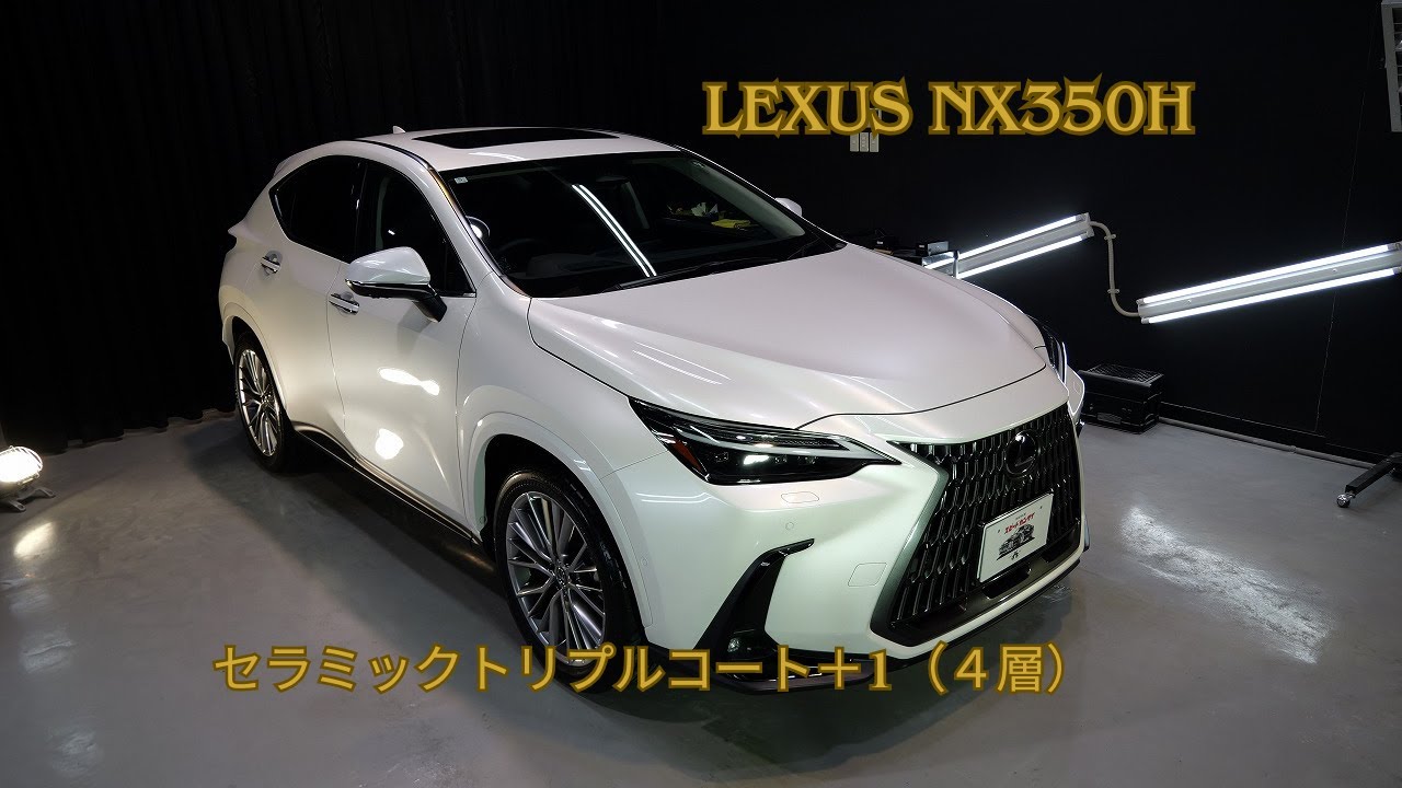 レクサスNX350hソニッククォーツ磨き＆セラミックトリプルコート＋1