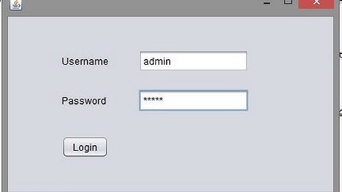 How to Simple Create Login Form in java Swing GUI (Windows Builder) - Intact Abode