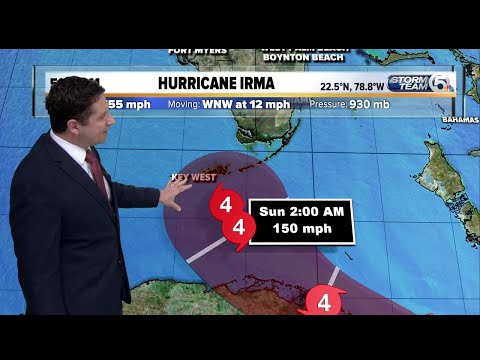 5 a.m. Saturday Irma update