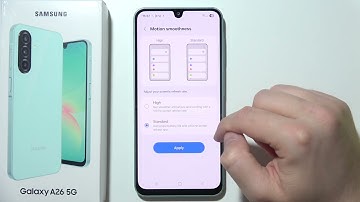 Samsung Galaxy A26 5G: How to Change Screen Refresh Rate