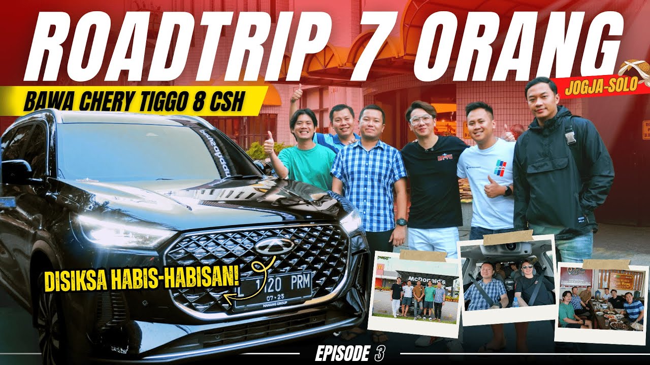 Cerita seru bersama CHERY TIGGO 8 CSH - DISIKSA DAN DIGILIR 7 ORANG SEKALIGUS???!!!