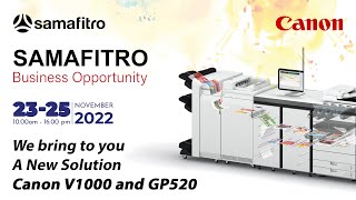 PT Samafitro | Open House Canon V1000 : Samafitro Business Opportunity