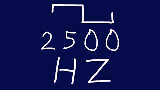 2500 hz square