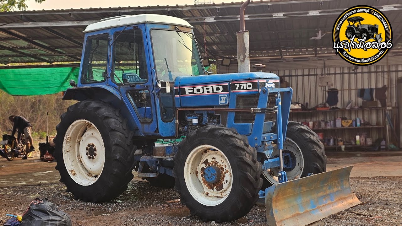 FORD 7710 4WD ออกเก่านอกมาไม่ได้ใช้ 420,000 สนใจ☎️0833388443 นุรถไถมือสอง🚜