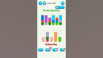 water sort jigsaw puzzle game level 580 #numpuz #water #sort #puzzle #game #funnygaming #shorts