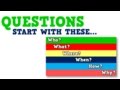 Questions Start with These (song for kids about questions vs. statements)