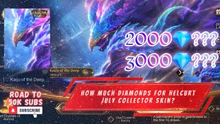 HOW MUCH 💎/DIAMOND FOR HELCURT COLLECTOR TITANS SKIN IN EXQUISITE COLLECTION EVENT | MLBB screenshot 1
