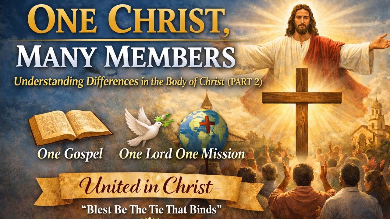 🔴 TITLE: One Christ, Many Members (Part 2) | Necessary Balance & True Unity in the Body of Christ
