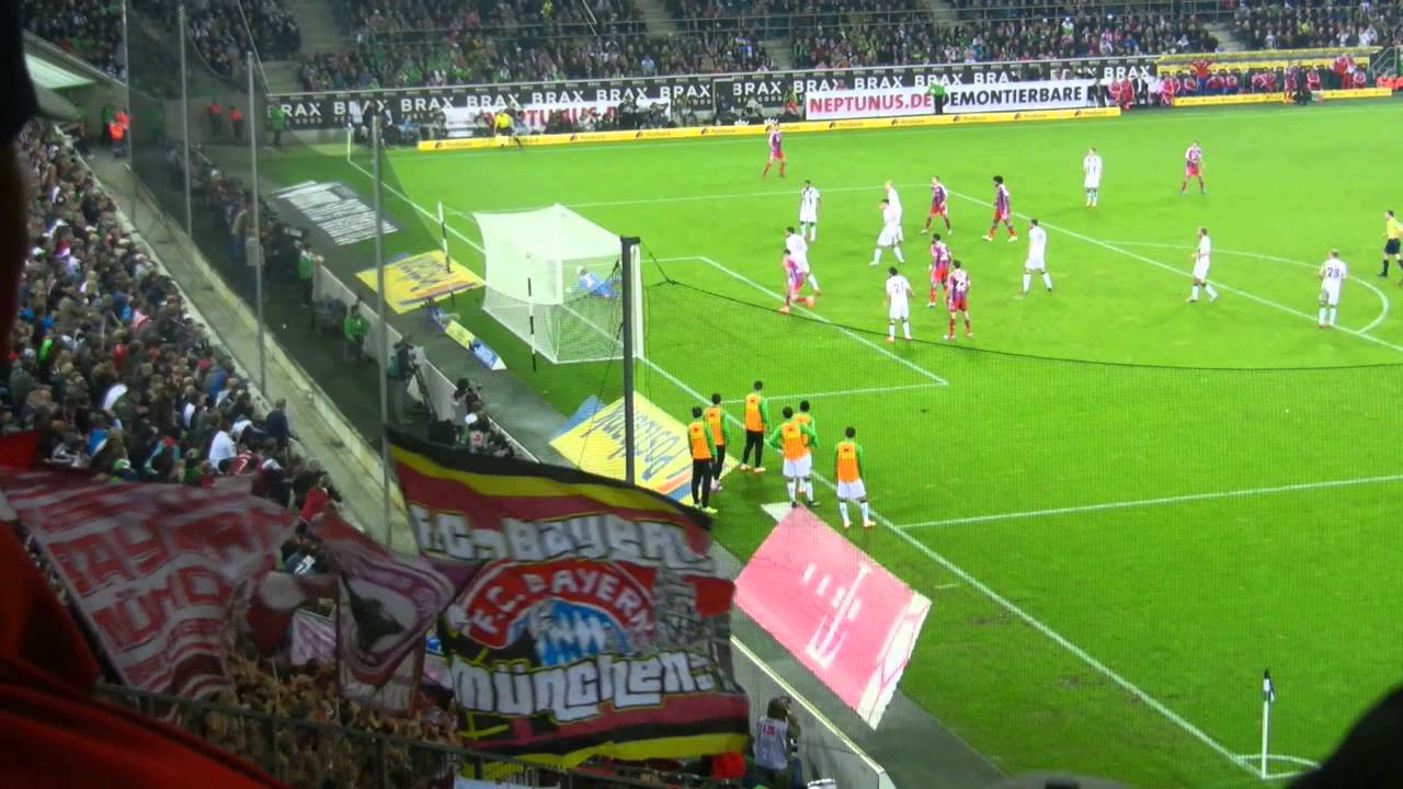 Borussia Mönchengladbach-FC Bayern München,Auf gehts Bayern,Bayernfans