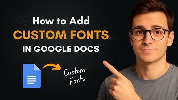 How to add Custom Fonts in Google Docs - Easy Guide