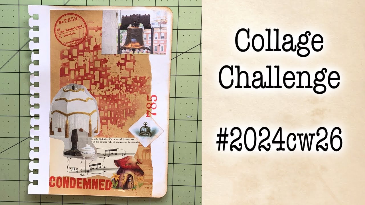 #2024cw26 Margarete Miller weekly collage challenge - YouTube