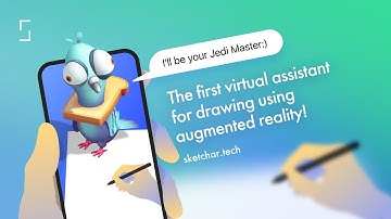 The very first virtual teacher for drawing using augmented reality and SketchAR!