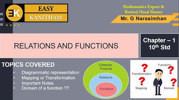 Unit-1: Relations Functions Part - 12 | TN New Syllabus 2020 | G Narasimhan
