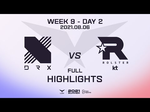 DRX vs KT Highlights ALL GAMES LCK Summer Split 2021 W9D2 | DRX vs KT Rolster