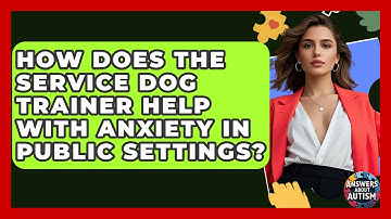 How Does The Service Dog Trainer Help With Anxiety In Public Settings? - Answers About Autism