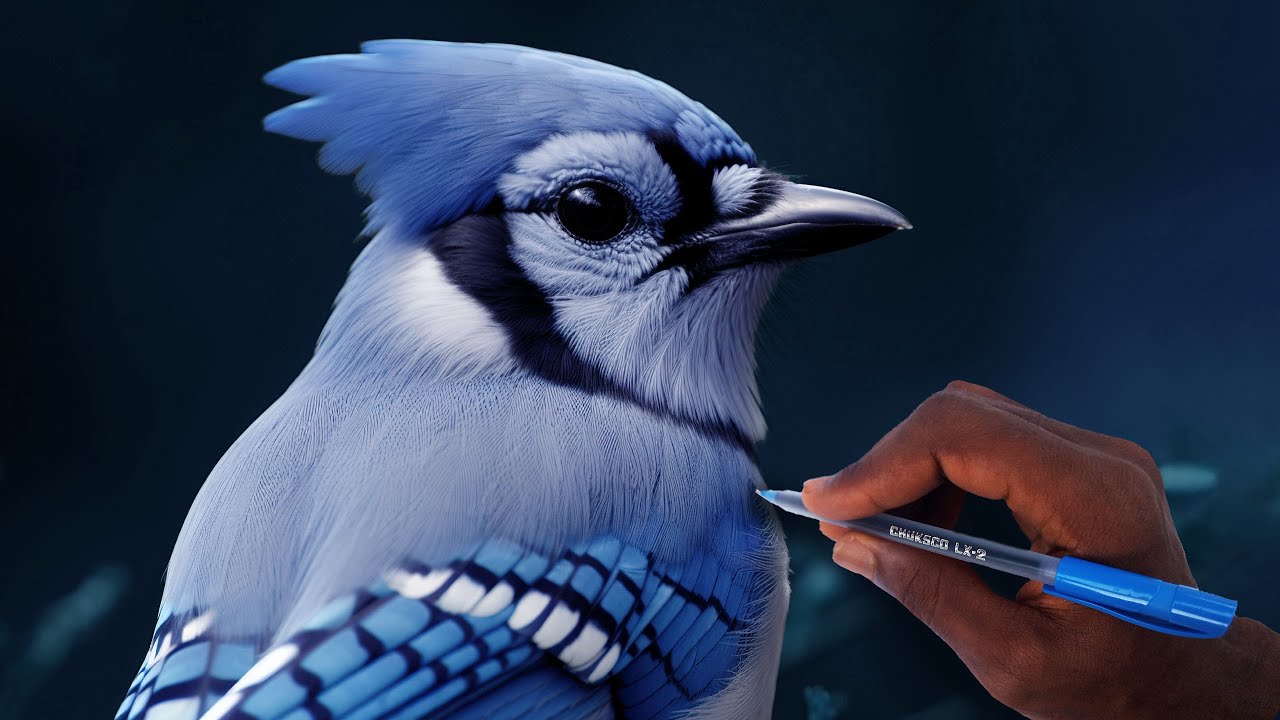 Умеете ли вы рисовать ручкой, как я? / Рисование шариковой ручкой