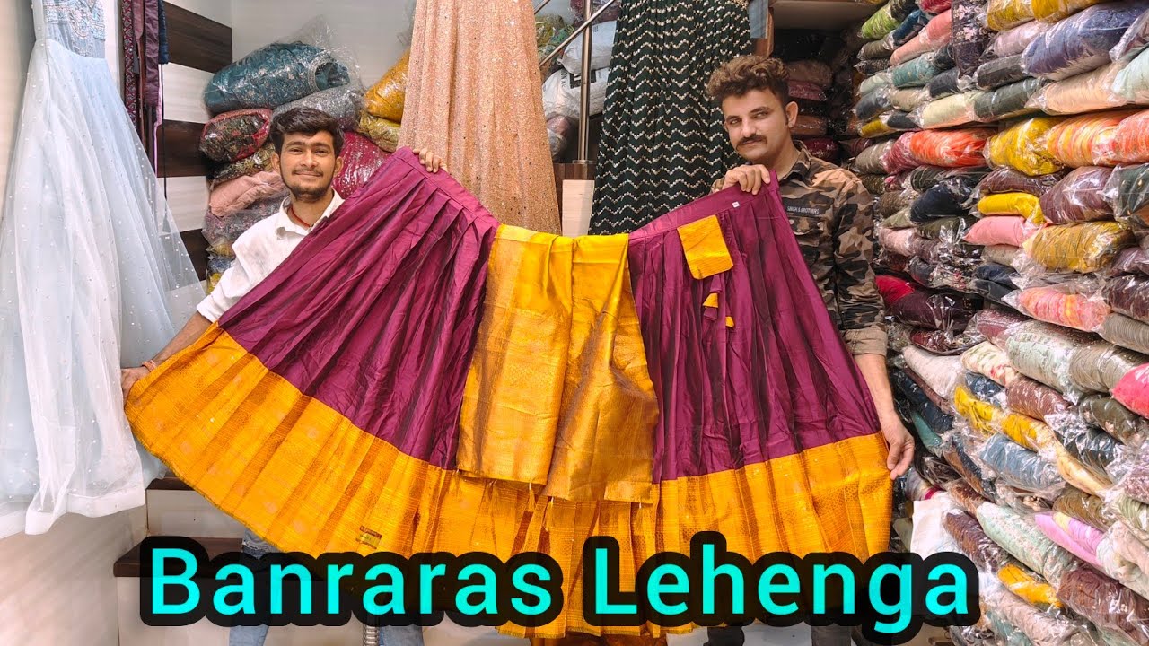 😊Vere level Banaras Lehenga collection👌 online shopping Sowcarpet Roop ...