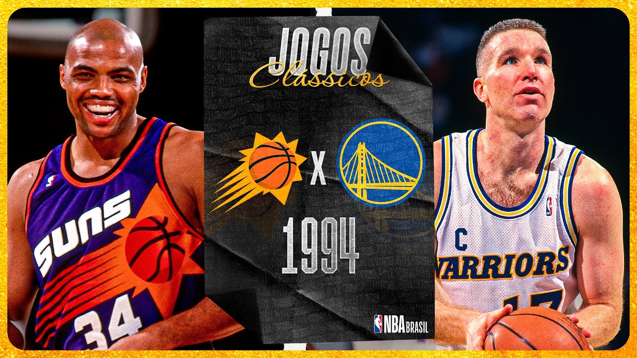 NBA: Phoenix Suns x Golden State Warriors (1994) | JOGOS CLÁSSICOS ...