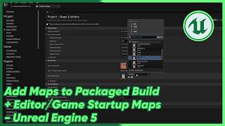 Add Maps To Packaged Build Editorgame Startup Maps - Unreal Engine 5