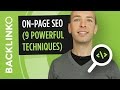 On Page SEO - 9 Actionable Techniques That Work