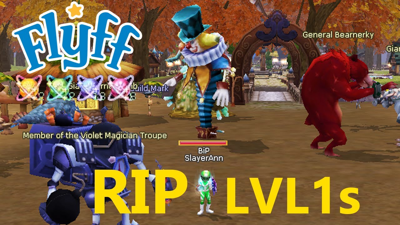FLYFF - Flooding Flaris With Giants - RIP To All Curious Newbies 😂
