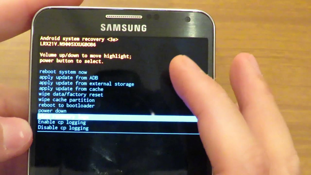 Recovery Samsung Galaxy Note