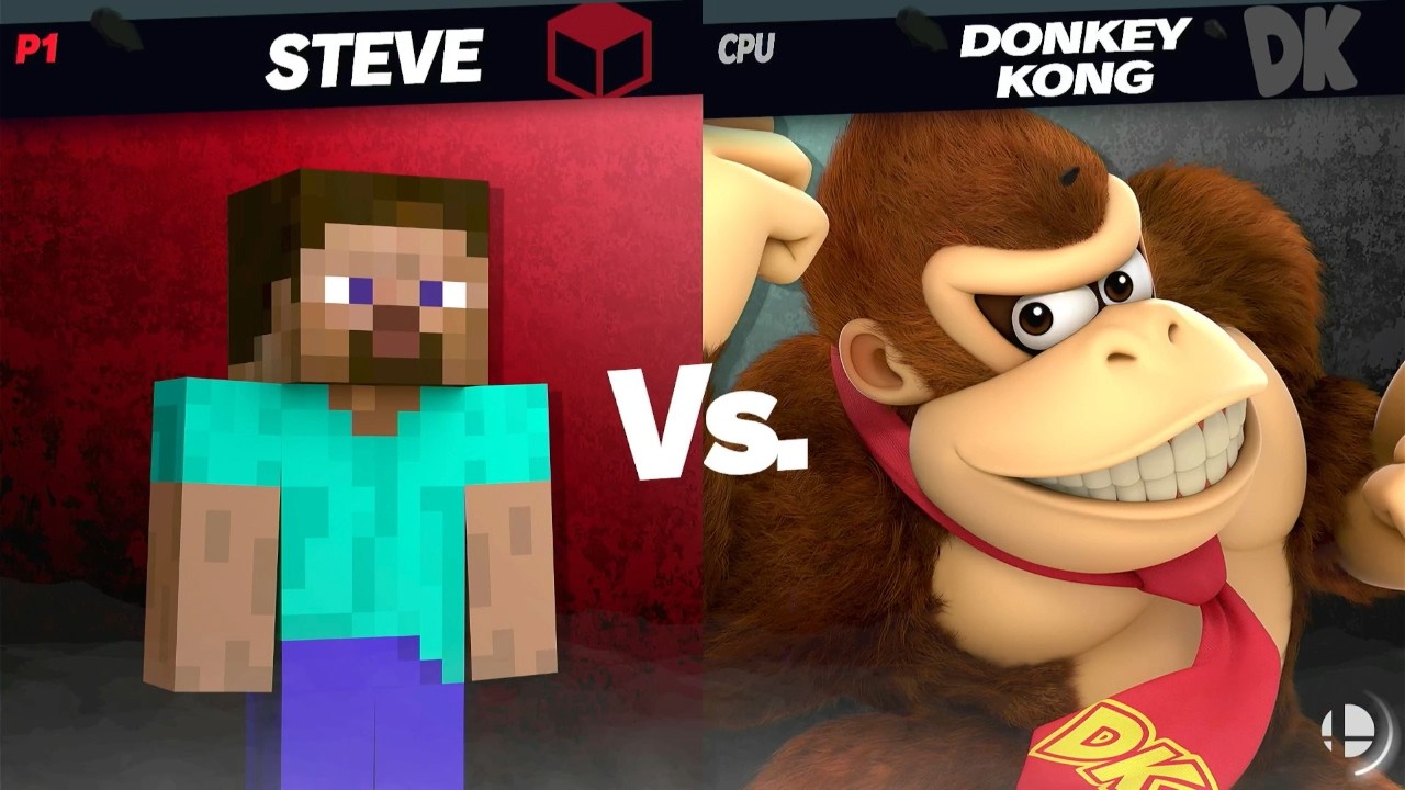 Defeating LVL 9 DK in Super Smash Bros Ultimate !