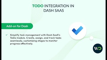 ToDo Module Integration | Master Task Management with Dash SaaS