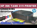 hp ink tank 319 printer | unboxing and setup guide| hindi video