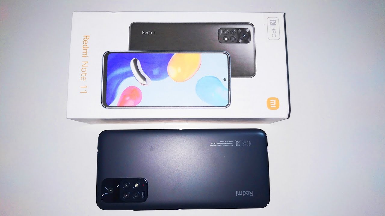Unboxing Xiaomi Redmi Note 11 Graphite Gray 6gb Ram 128gb