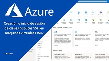 Creación e inicio de sesión de claves públicas SSH en máquinas virtuales Linux en Microsoft Azure
